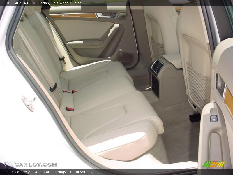 Ibis White / Beige 2010 Audi A4 2.0T Sedan