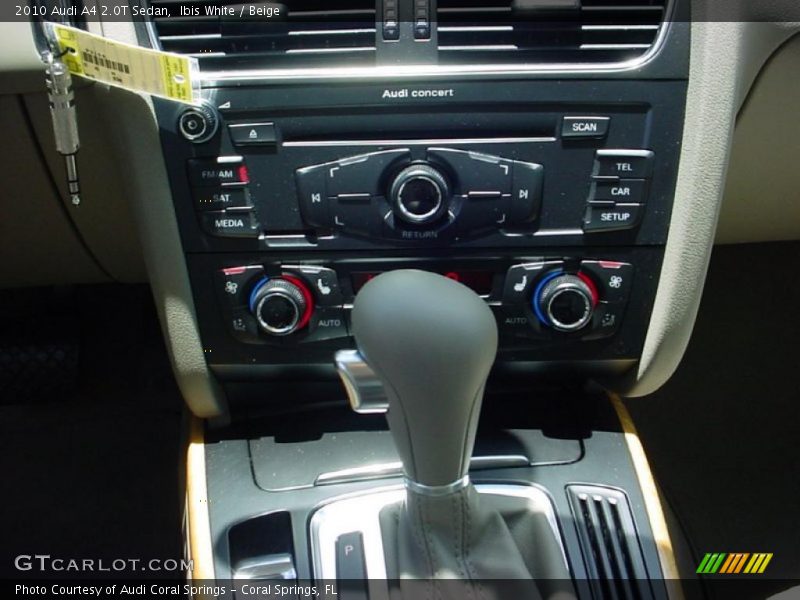 Ibis White / Beige 2010 Audi A4 2.0T Sedan