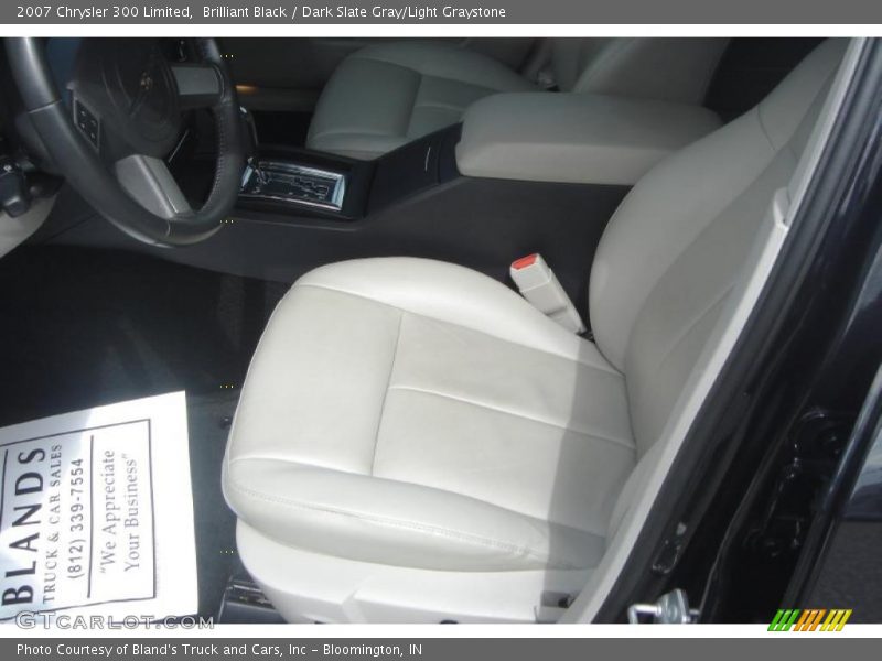Brilliant Black / Dark Slate Gray/Light Graystone 2007 Chrysler 300 Limited