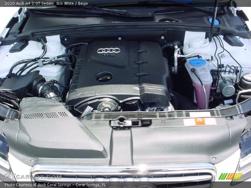 Ibis White / Beige 2010 Audi A4 2.0T Sedan