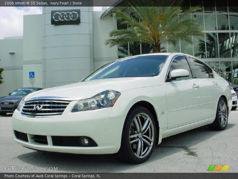 Ivory Pearl / Stone 2006 Infiniti M 35 Sedan