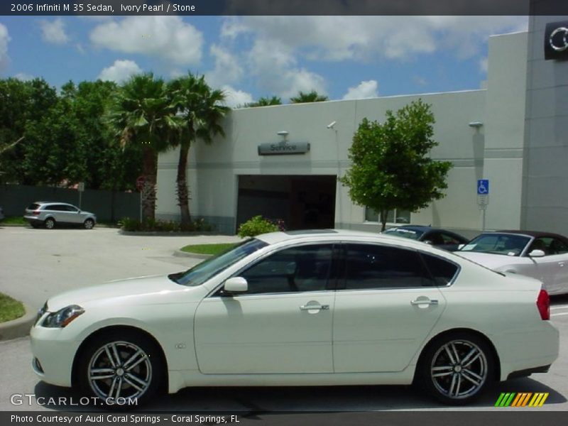 Ivory Pearl / Stone 2006 Infiniti M 35 Sedan