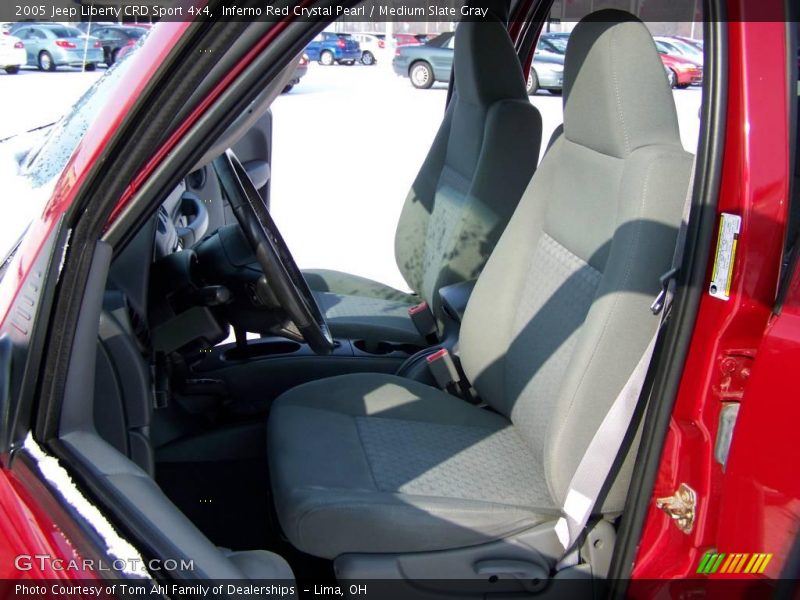 Inferno Red Crystal Pearl / Medium Slate Gray 2005 Jeep Liberty CRD Sport 4x4