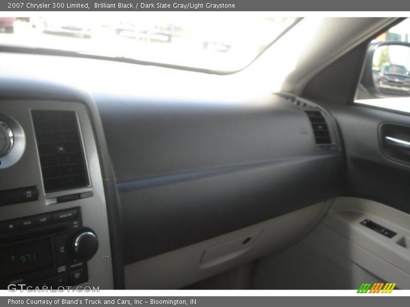 Brilliant Black / Dark Slate Gray/Light Graystone 2007 Chrysler 300 Limited