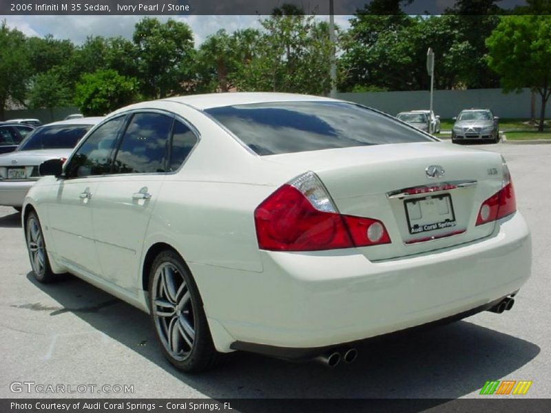 Ivory Pearl / Stone 2006 Infiniti M 35 Sedan