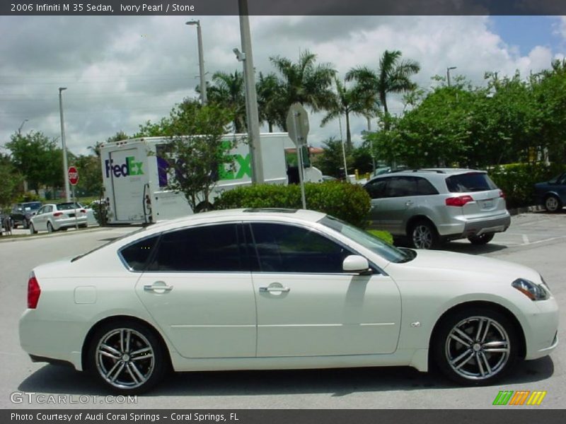 Ivory Pearl / Stone 2006 Infiniti M 35 Sedan
