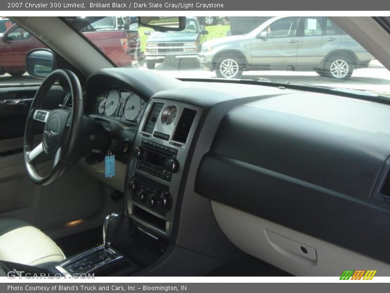 Brilliant Black / Dark Slate Gray/Light Graystone 2007 Chrysler 300 Limited