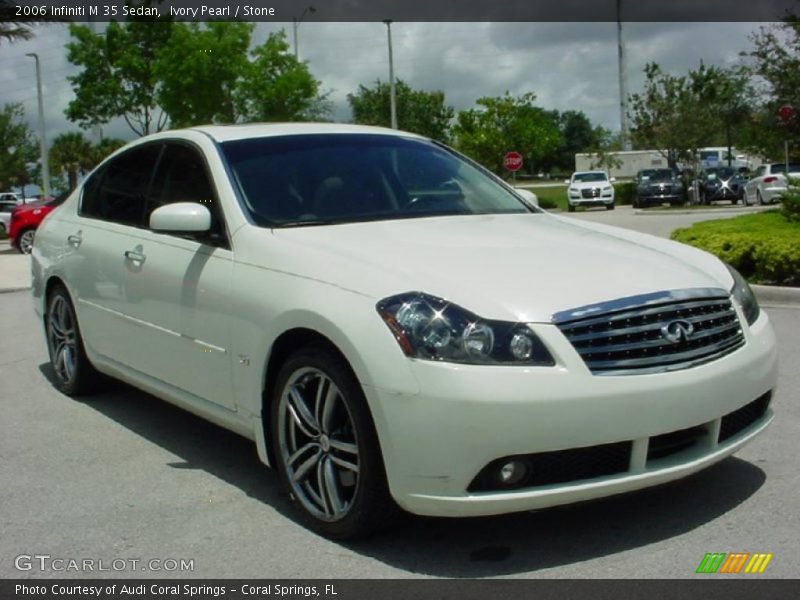 Ivory Pearl / Stone 2006 Infiniti M 35 Sedan