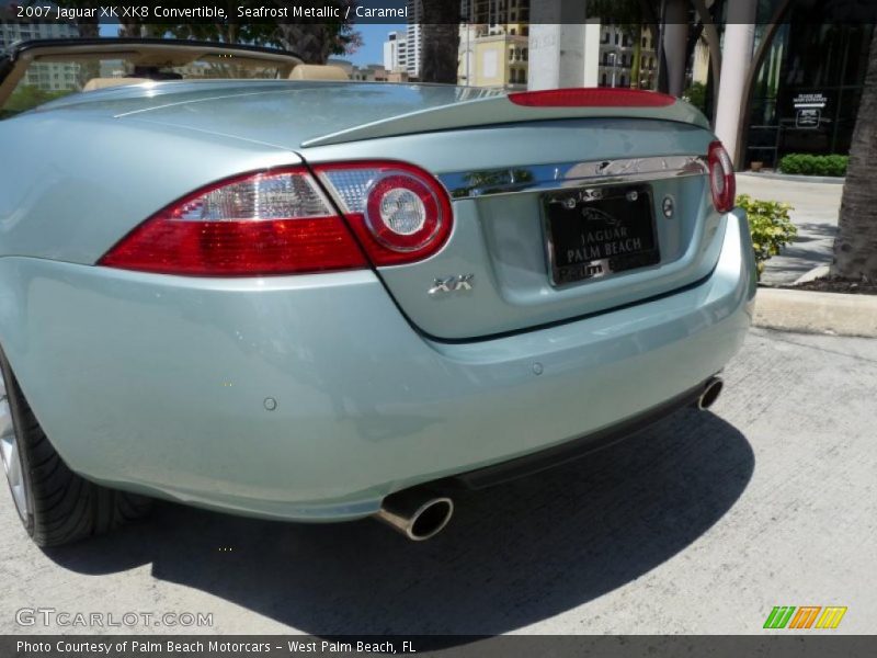 Seafrost Metallic / Caramel 2007 Jaguar XK XK8 Convertible