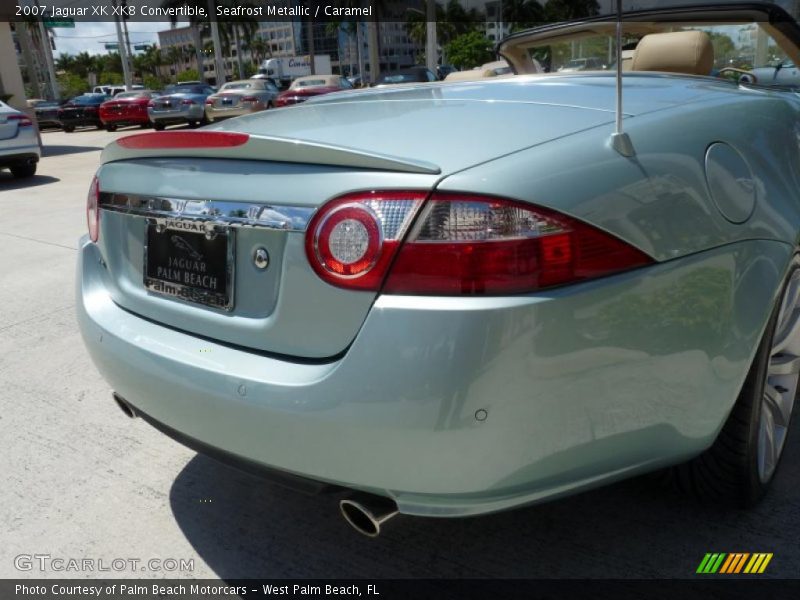 Seafrost Metallic / Caramel 2007 Jaguar XK XK8 Convertible