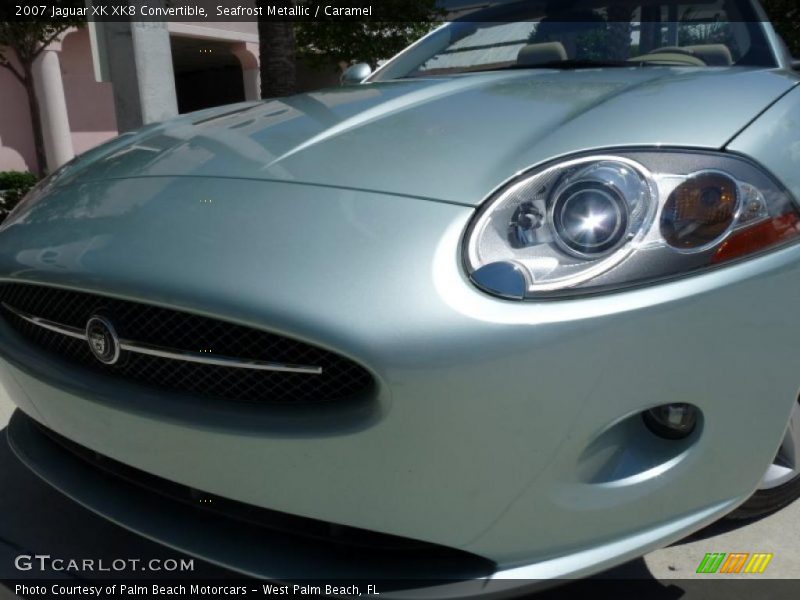 Seafrost Metallic / Caramel 2007 Jaguar XK XK8 Convertible