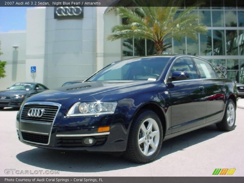 Night Blue Pearl / Amaretto 2007 Audi A6 3.2 Sedan