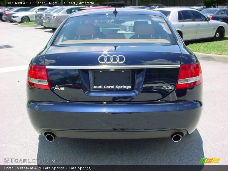 Night Blue Pearl / Amaretto 2007 Audi A6 3.2 Sedan