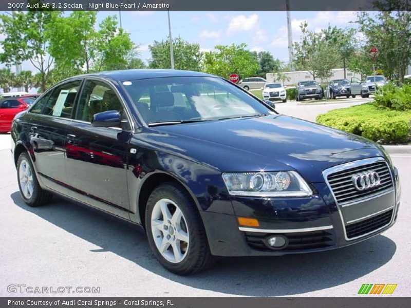Night Blue Pearl / Amaretto 2007 Audi A6 3.2 Sedan