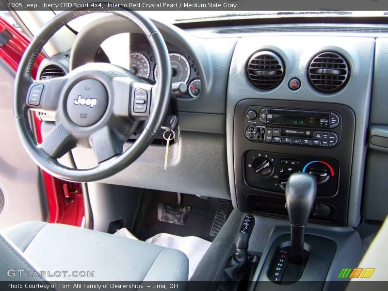 Inferno Red Crystal Pearl / Medium Slate Gray 2005 Jeep Liberty CRD Sport 4x4
