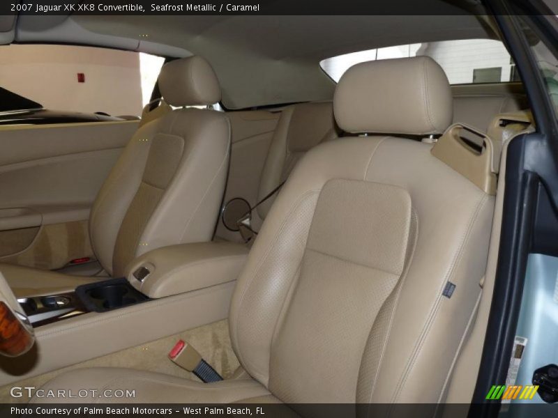 Seafrost Metallic / Caramel 2007 Jaguar XK XK8 Convertible