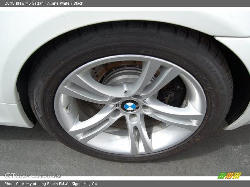 Alpine White / Black 2008 BMW M5 Sedan