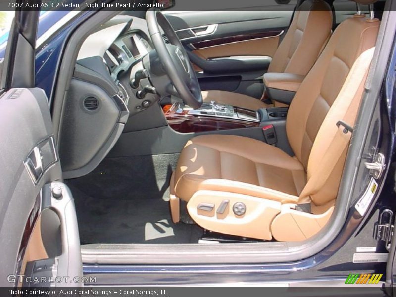 Night Blue Pearl / Amaretto 2007 Audi A6 3.2 Sedan