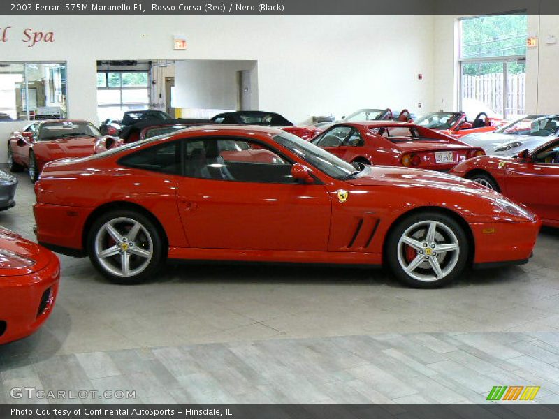 Rosso Corsa (Red) / Nero (Black) 2003 Ferrari 575M Maranello F1