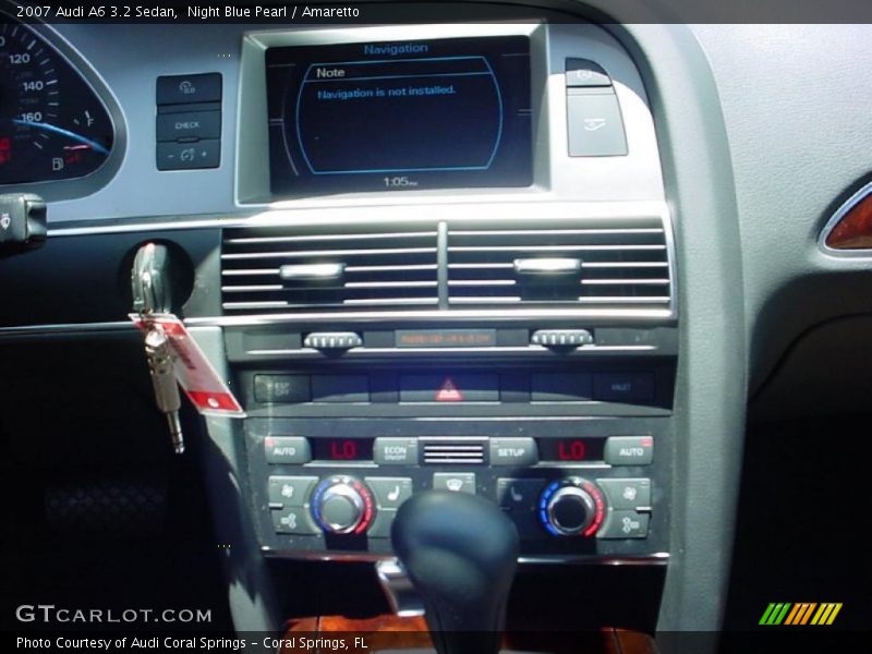 Night Blue Pearl / Amaretto 2007 Audi A6 3.2 Sedan