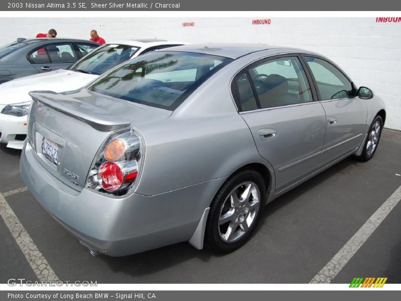 Sheer Silver Metallic / Charcoal 2003 Nissan Altima 3.5 SE