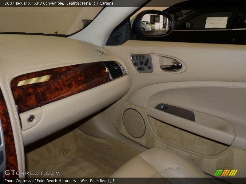 Seafrost Metallic / Caramel 2007 Jaguar XK XK8 Convertible