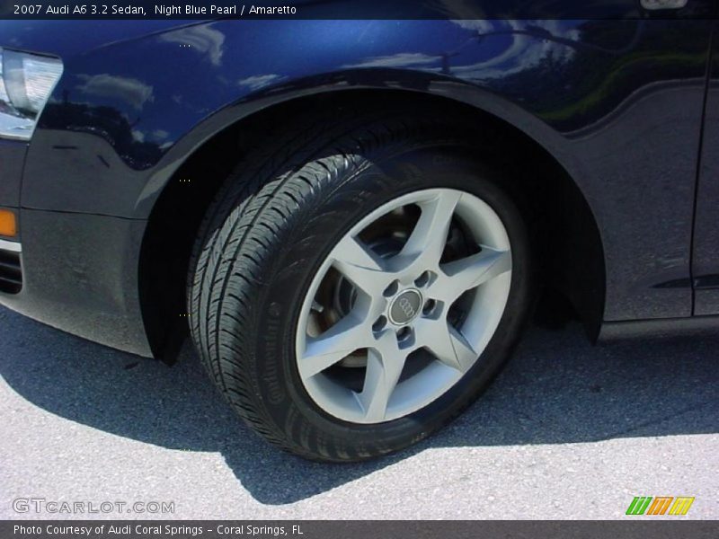 Night Blue Pearl / Amaretto 2007 Audi A6 3.2 Sedan