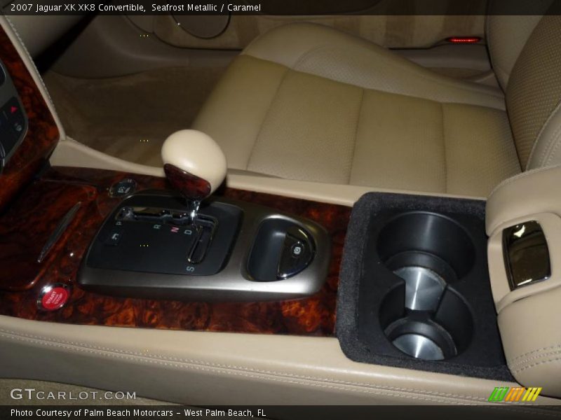 Seafrost Metallic / Caramel 2007 Jaguar XK XK8 Convertible