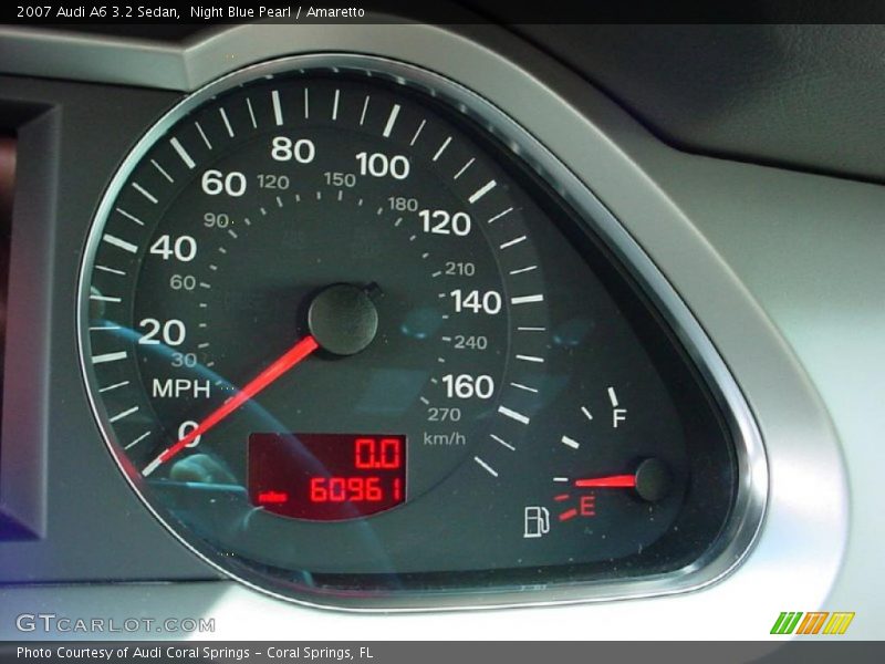 Night Blue Pearl / Amaretto 2007 Audi A6 3.2 Sedan