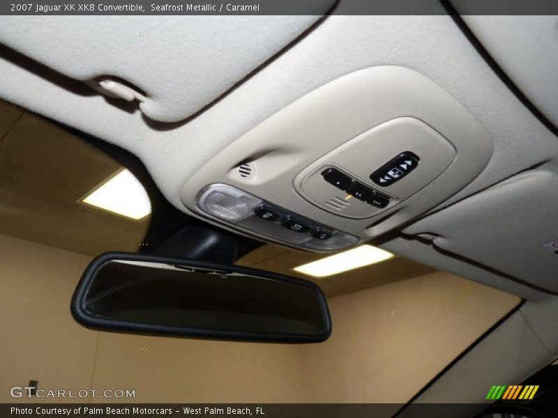Seafrost Metallic / Caramel 2007 Jaguar XK XK8 Convertible