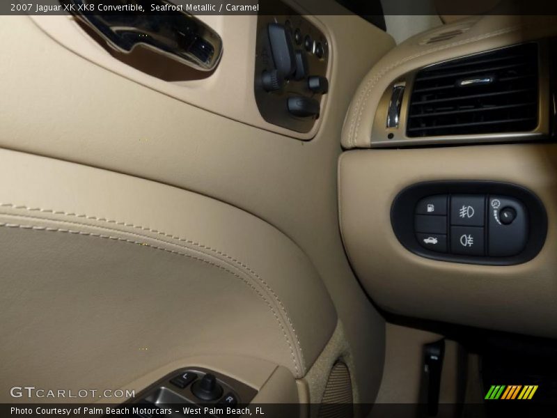 Seafrost Metallic / Caramel 2007 Jaguar XK XK8 Convertible