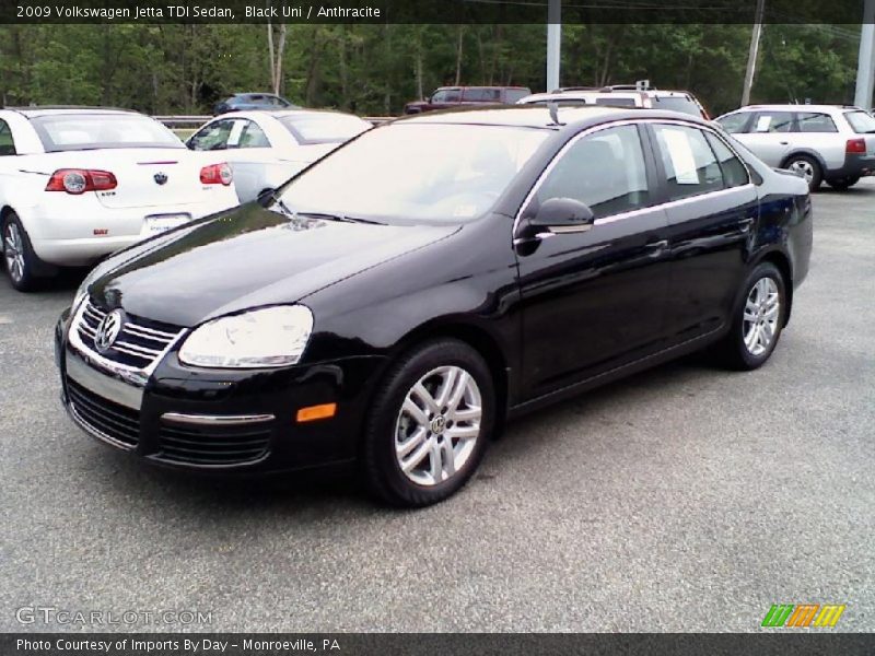 Black Uni / Anthracite 2009 Volkswagen Jetta TDI Sedan