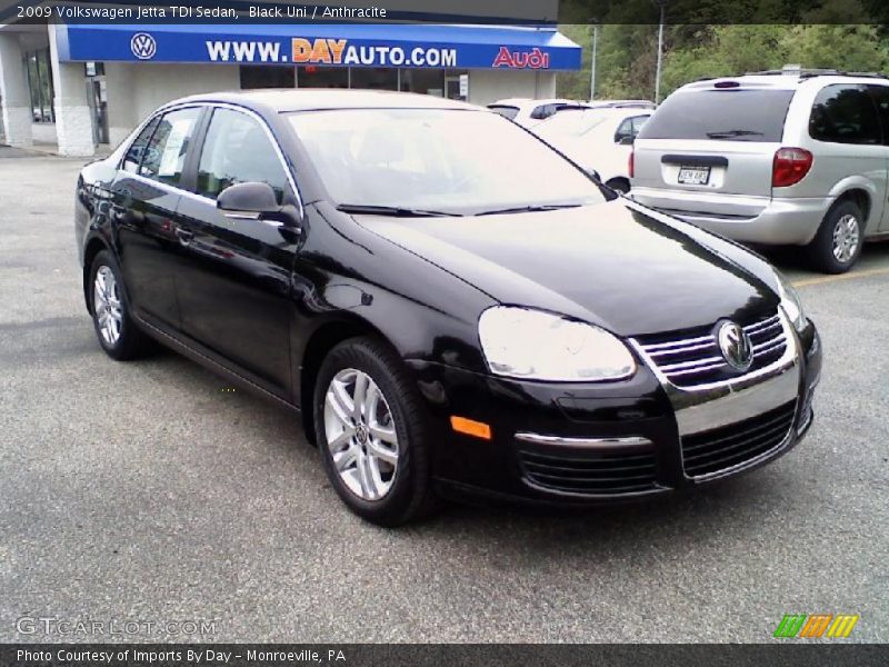 Black Uni / Anthracite 2009 Volkswagen Jetta TDI Sedan