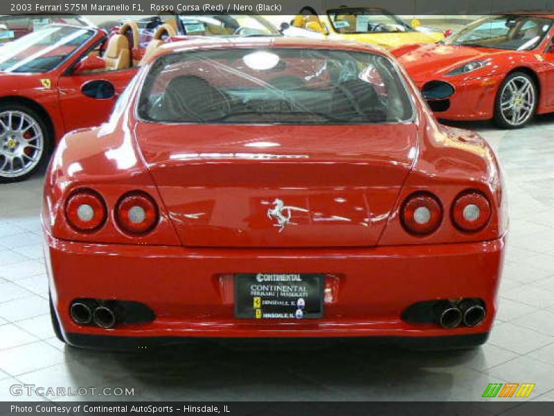 Rosso Corsa (Red) / Nero (Black) 2003 Ferrari 575M Maranello F1
