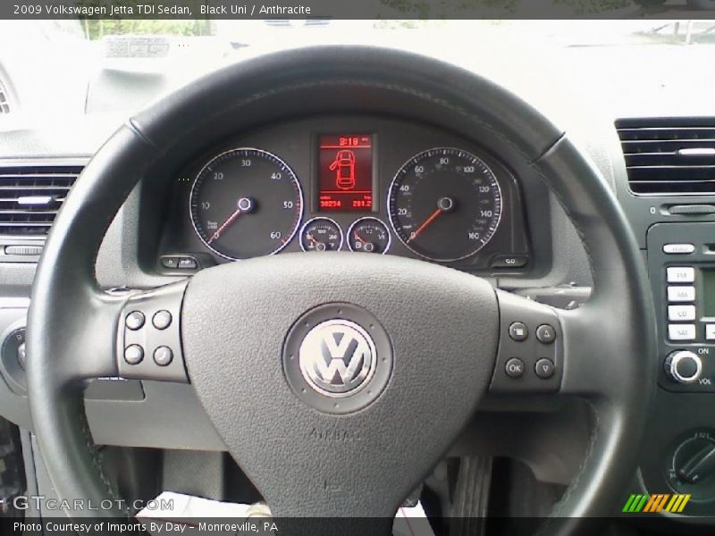 Black Uni / Anthracite 2009 Volkswagen Jetta TDI Sedan