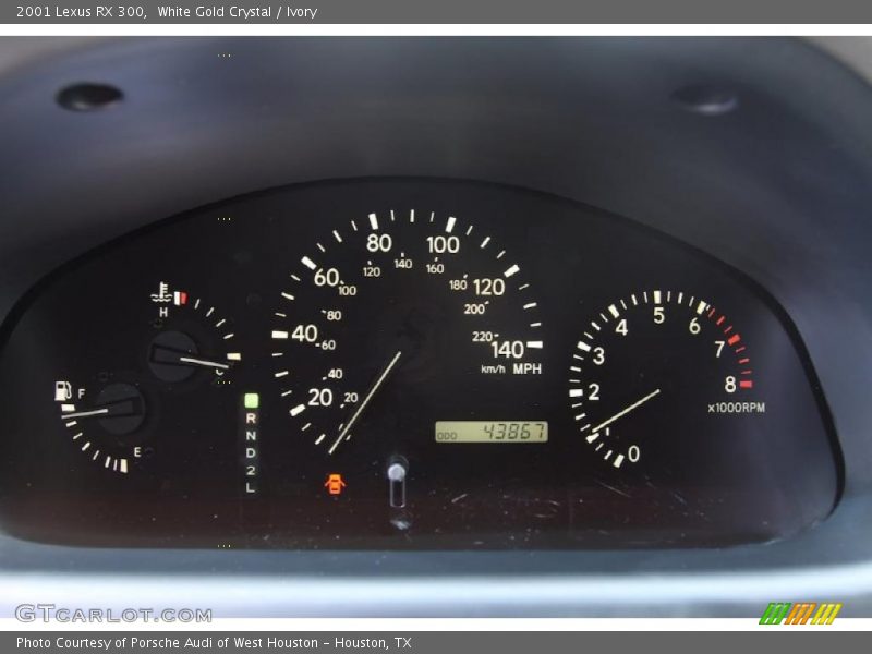 White Gold Crystal / Ivory 2001 Lexus RX 300