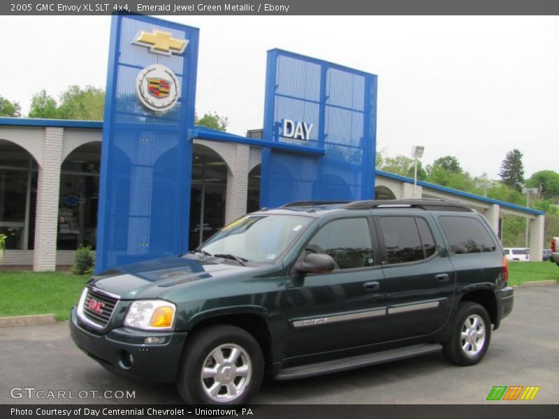 Emerald Jewel Green Metallic / Ebony 2005 GMC Envoy XL SLT 4x4