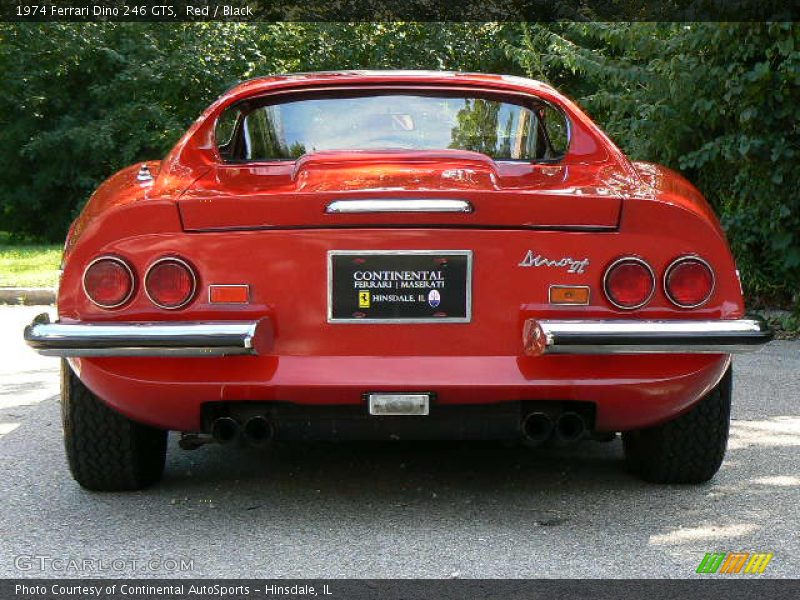 Red / Black 1974 Ferrari Dino 246 GTS