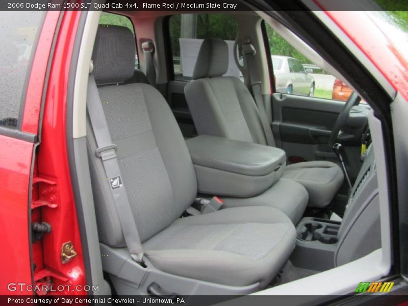 Flame Red / Medium Slate Gray 2006 Dodge Ram 1500 SLT Quad Cab 4x4