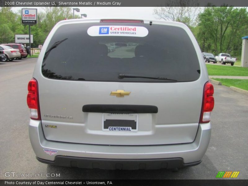 Silverstone Metallic / Medium Gray 2008 Chevrolet Uplander LS