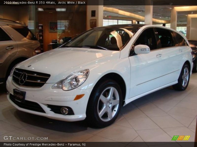 Arctic White / Black 2010 Mercedes-Benz R 350 4Matic