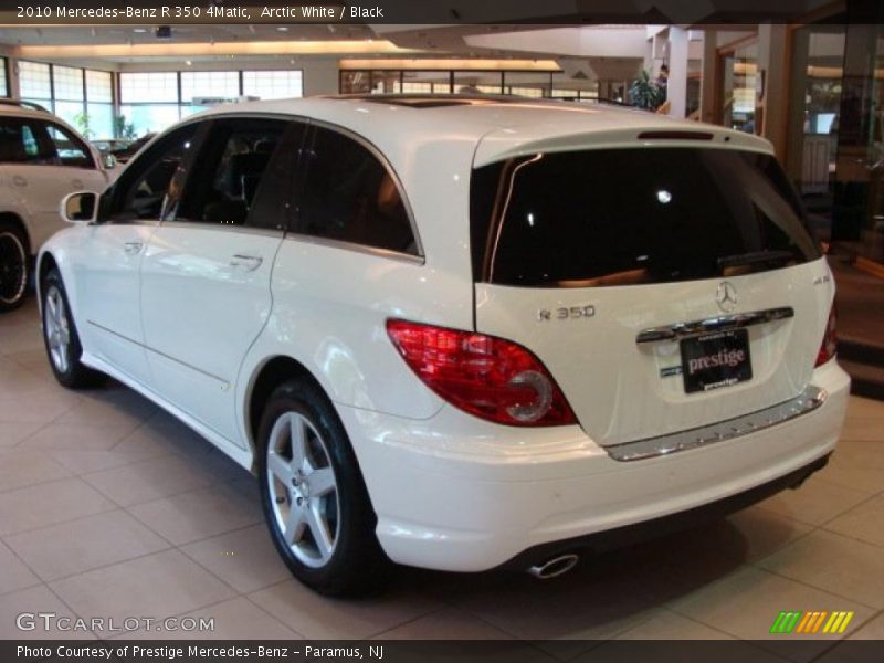 Arctic White / Black 2010 Mercedes-Benz R 350 4Matic