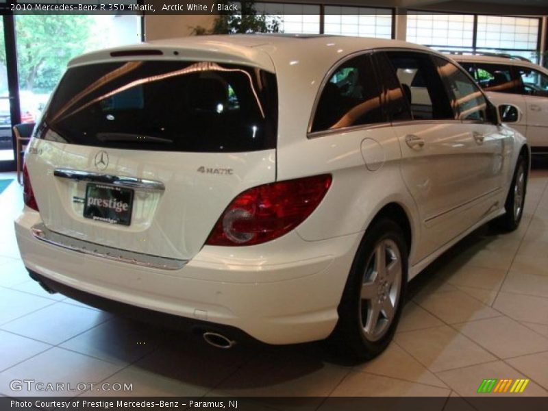 Arctic White / Black 2010 Mercedes-Benz R 350 4Matic