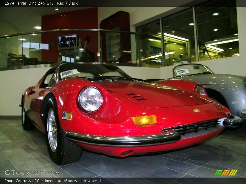 Red / Black 1974 Ferrari Dino 246 GTS