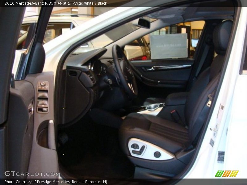 Arctic White / Black 2010 Mercedes-Benz R 350 4Matic