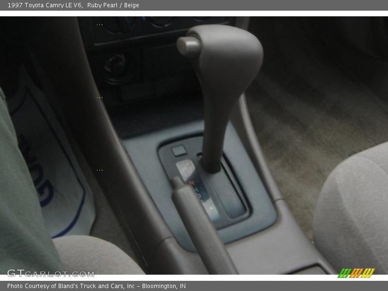 Ruby Pearl / Beige 1997 Toyota Camry LE V6