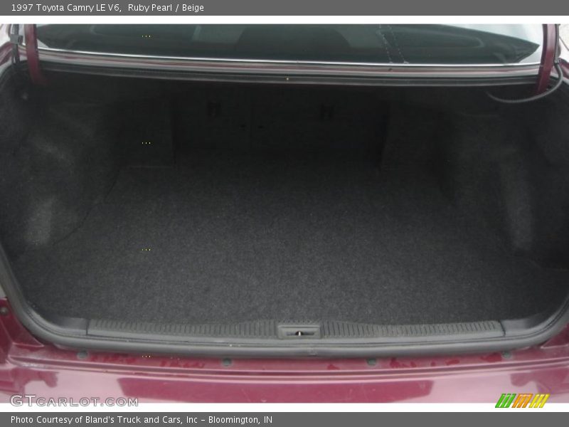 Ruby Pearl / Beige 1997 Toyota Camry LE V6