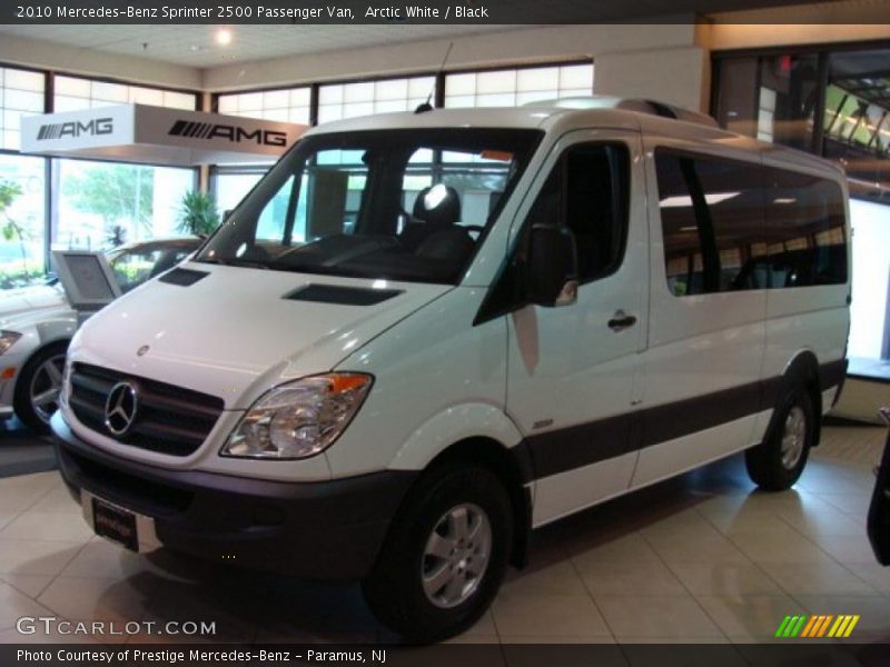 Arctic White / Black 2010 Mercedes-Benz Sprinter 2500 Passenger Van