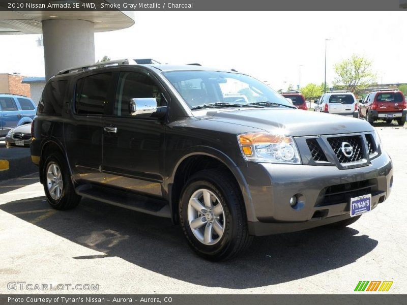 Smoke Gray Metallic / Charcoal 2010 Nissan Armada SE 4WD