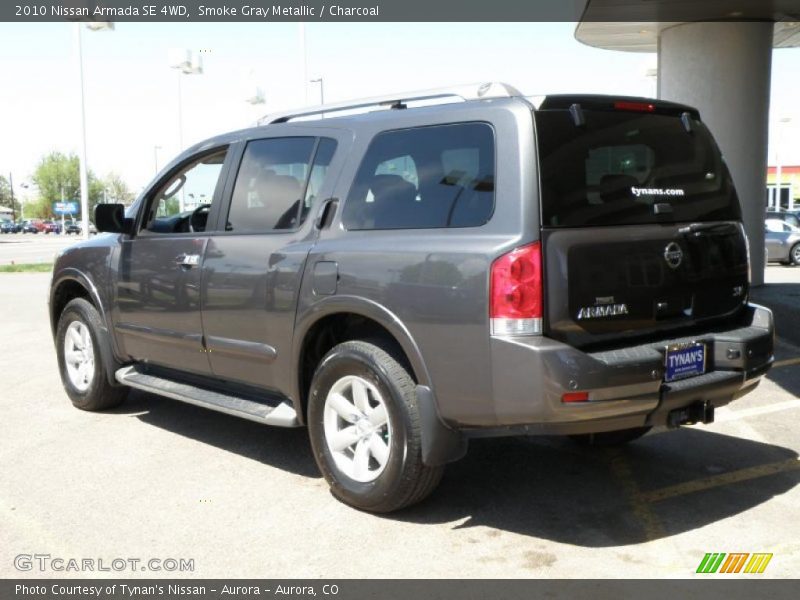 Smoke Gray Metallic / Charcoal 2010 Nissan Armada SE 4WD